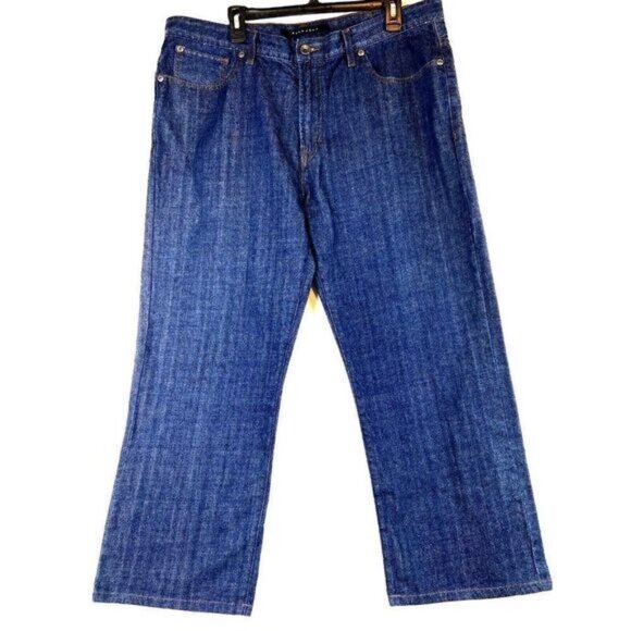 Sean John Men Relaxed Fit Blue Jeans Size 38 - Picture 1 of 3